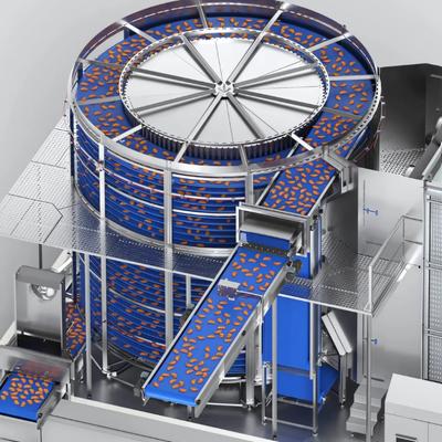 Shock Freezing Tunnels